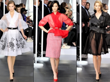 Défilé Dior - Haute Couture Printemps/été 2012