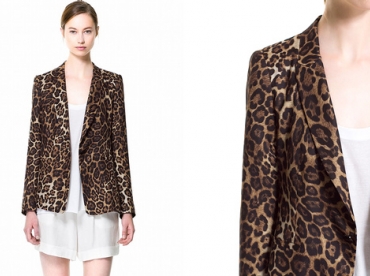 Blazer léopard Zara