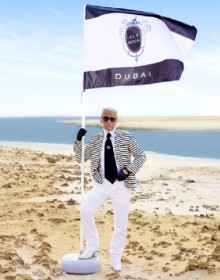 Karl Lagerfeld sur l'Isla Moda
