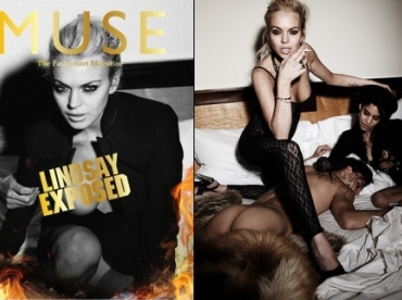 Lindsay Lohan pour Muse