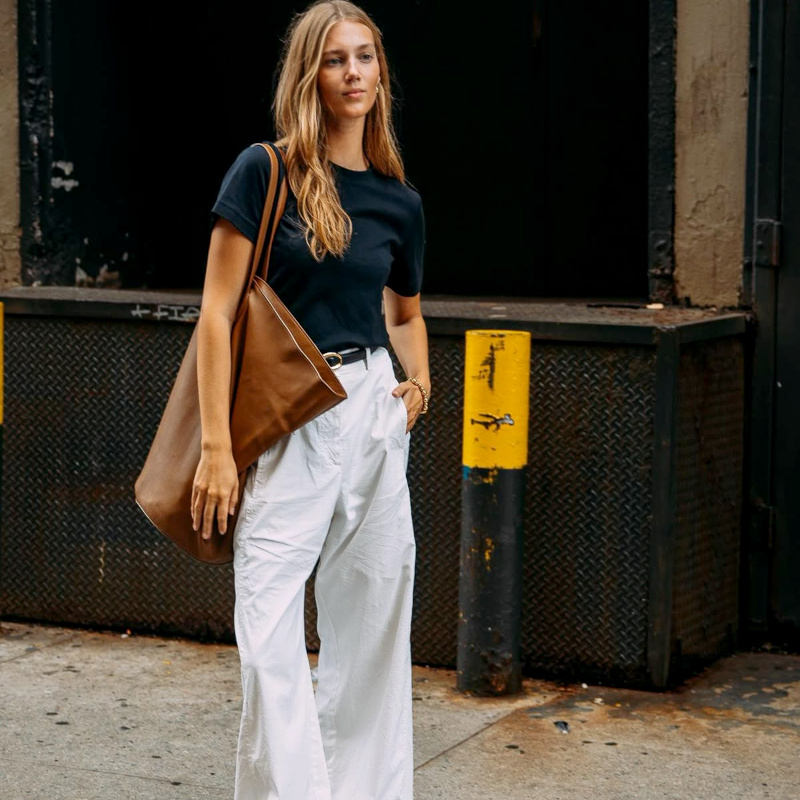 Pantalon blanc : idées de looks printemps 2026