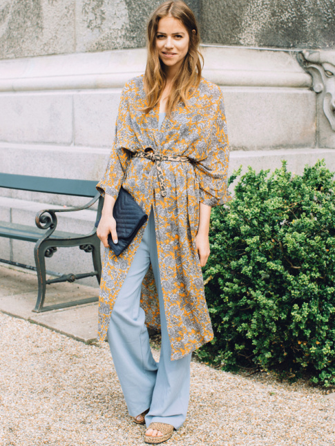 Le kimono long et fluide, le parfait trench de printemps !