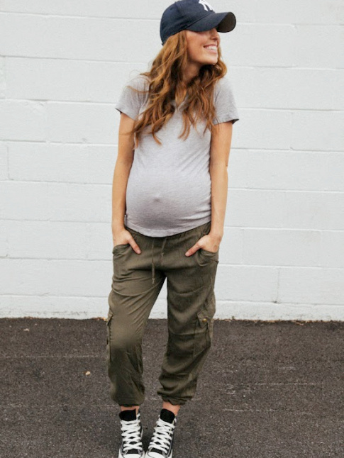 Style casual + ventre rond = le bon mix