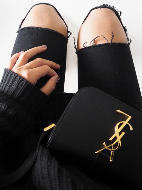 Le parfait total look noir #163