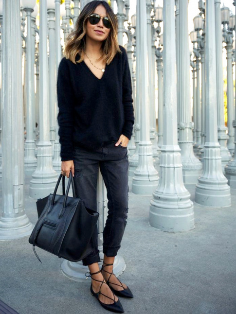 Le parfait total look noir #172