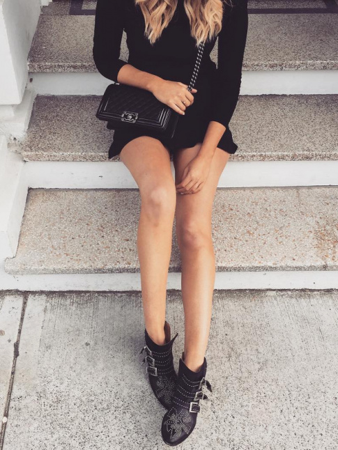 Le parfait total look noir #179