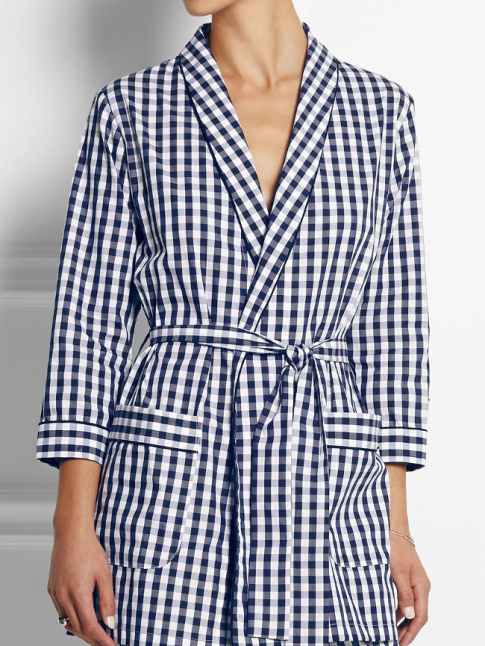 Et si on transformait nos vestes de pyjama vichy en blazer ?