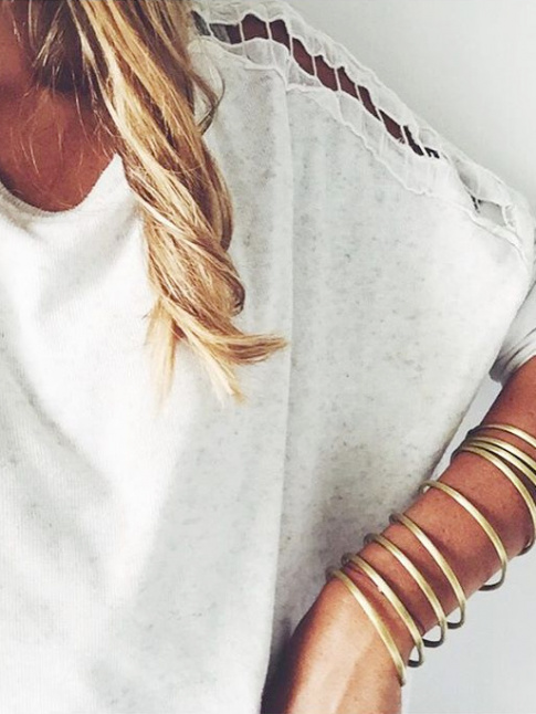Wanted : un bracelet manchette spirale