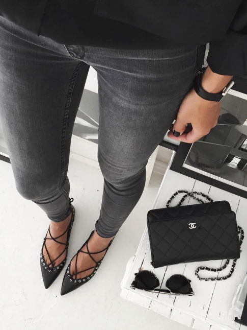 Le parfait total look noir #187