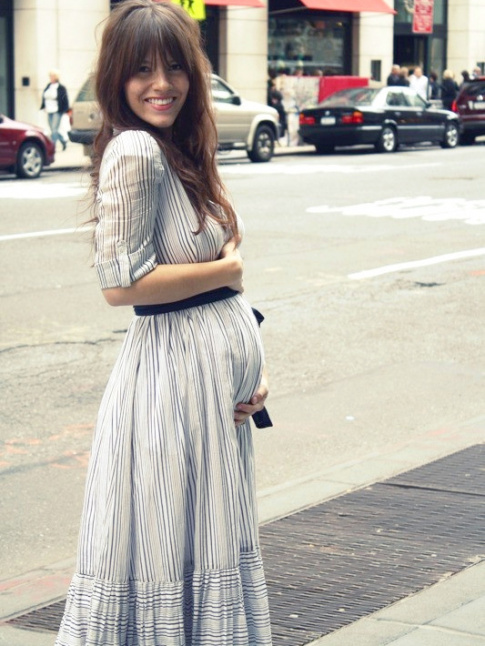 La robe longue, la meilleure allie des femmes enceintes !