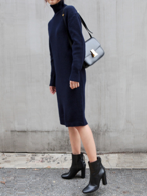 Noir + bleu marine = le bon mix