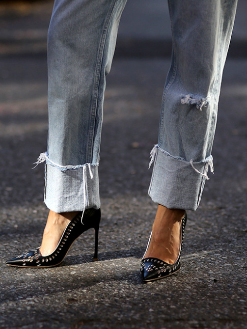 Pour ou contre le maxi ourlet de jean ?