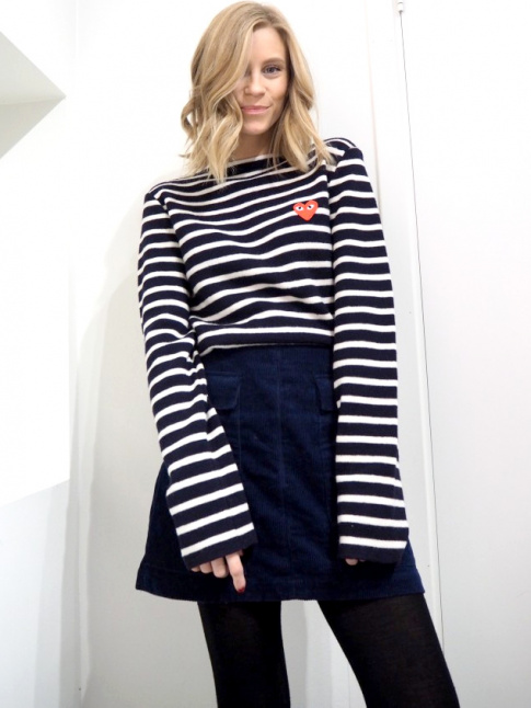 Wanted : un pull marinire aux manches un brin trop longues