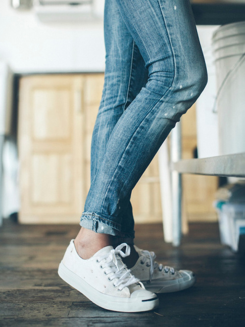 En matire de baskets blanches, il n'y a pas que les Stan Smith !
