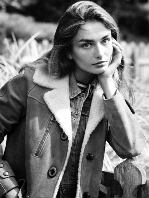 Veste canadienne + blouson en jean = la bonne superposition
