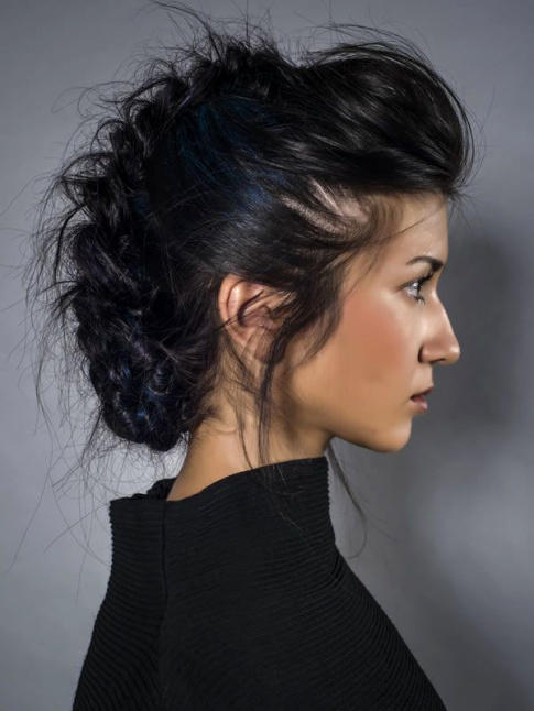 Oui  cette version bohme du fauxhawk !