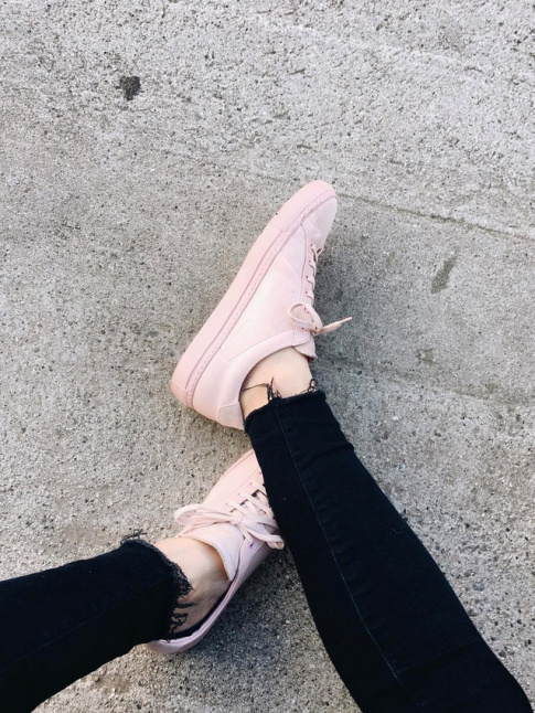 Wanted : des sneakers rose ple