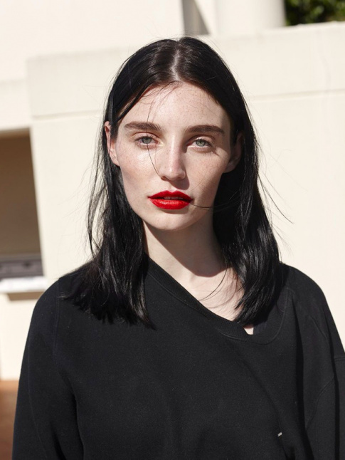 Rien de tel qu'un bouche bien rouge pour rhausser l'clat d'un visage !
