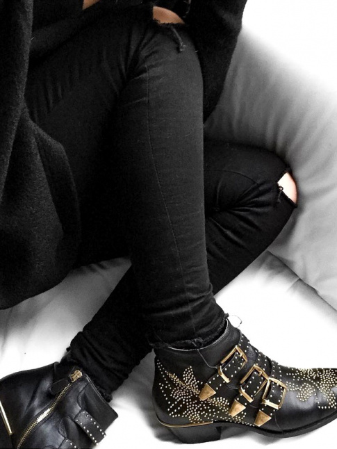 Les Susanna de chez Chlo n'ont pas leur pareil pour rehausser un total look noir