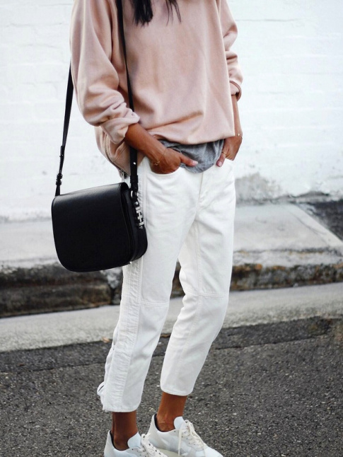 Rose th + gris + blanc + peau bronze = le bon mix