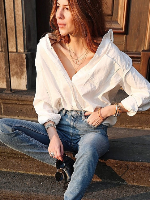 La chemise blanche se porte dsormais 