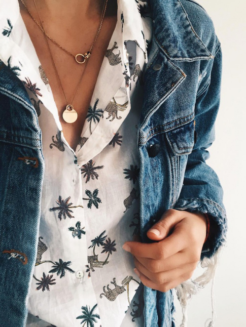 Wanted : une chemise  imprim palmiers