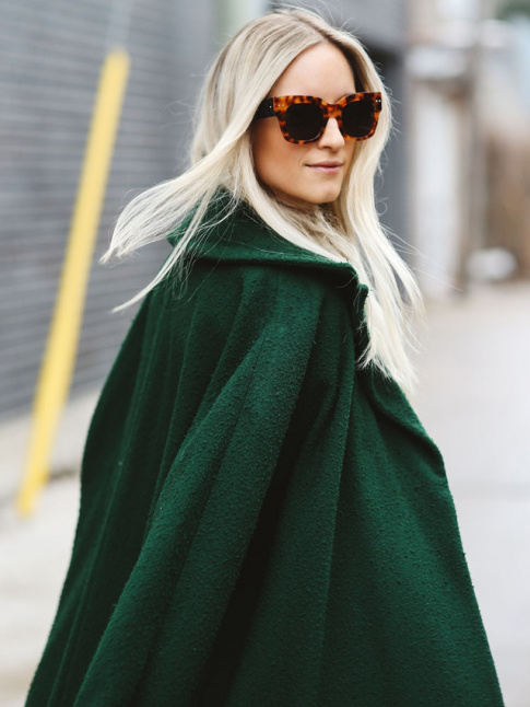 Le manteau vert, bien plus facile  porter que ce que l'on pourrait penser !