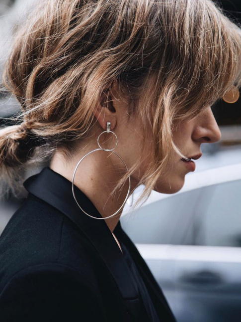 Chignon bas coiff/dcoiff + double croles = le bon mix