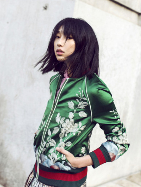 Difficile de rester insensible au fashion appeal de ce bomber brod Gucci...