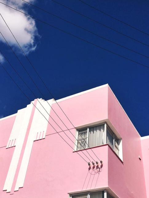 Bleu + rose = le bon mix