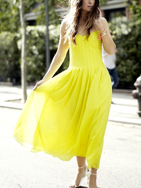 Se glisser dans une robe jaune, ou comment optimiser son capital bonne humeur !
