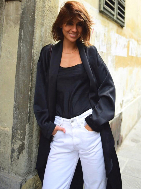Wanted : un jean droit blanc lgrement taille haute