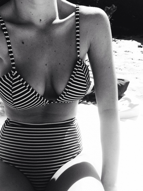 Graphique et rtro, ce bikini a tout bon !