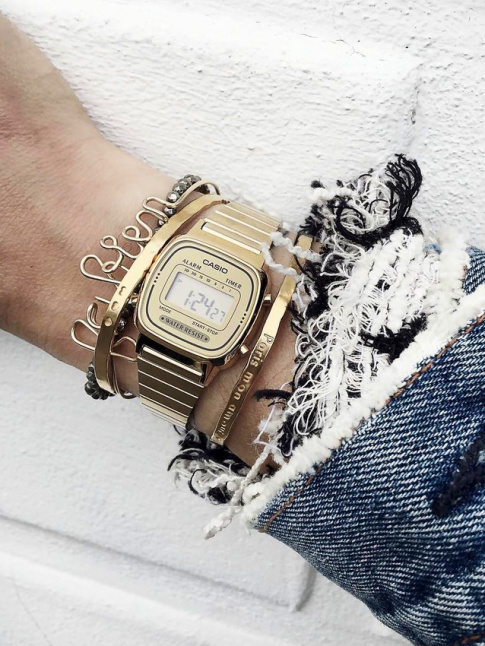 La montre  cristaux liquides, plus hype que jamais !