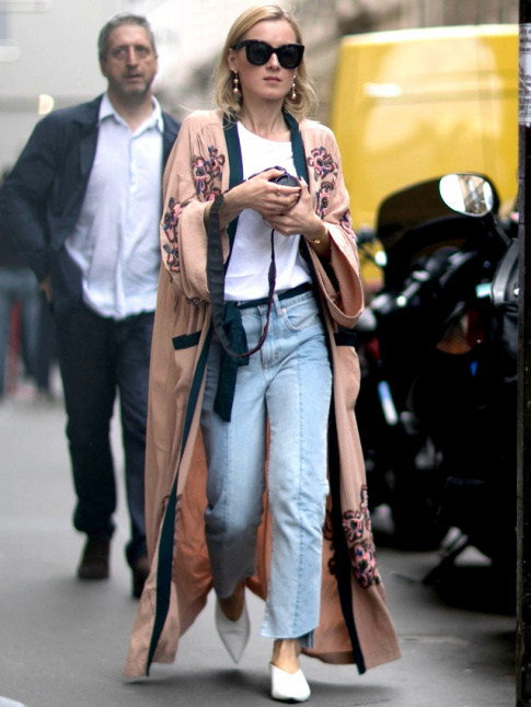 Wanted : un long kimono pastel