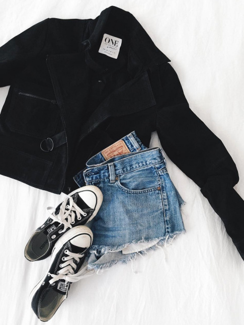 Et si l'on prolongeait  la rentre la vie de nos shorts en jean Levi's ?