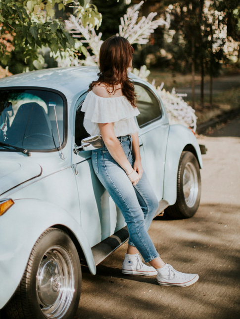 L'arrive de l'automne va nous faire regretter ce genre de petit look simple et efficace...