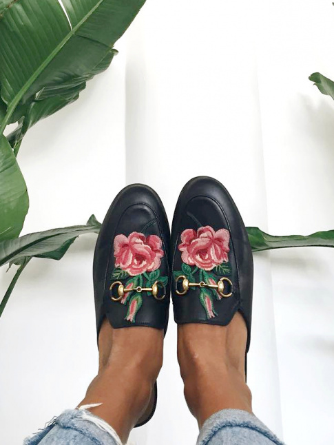 Pour ou contre les mules Gucci brodes ?