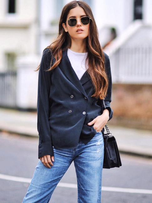 Le blazer chic, l'arme fatale du jean boyfriend !
