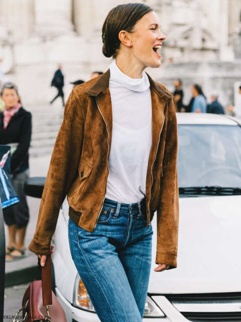 Wanted : un blouson en daim et bord-cte