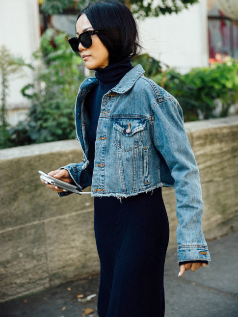 Raccourcir sa veste en jean : le DIY 