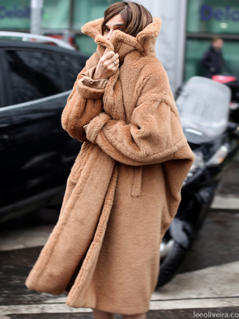 Wanted : un manteau teddy bear oversize