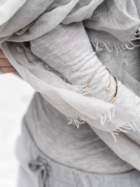 Oui au look monochrome mlant les textures !