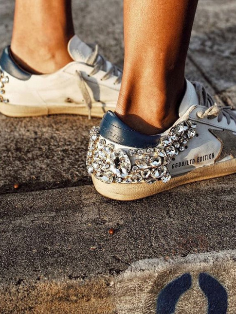 On aime quand les faux diamants cannibalisent les baskets !