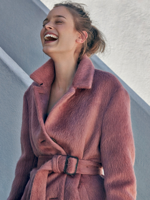 On aime quand les manteaux prennent des allures de peignoir chic !