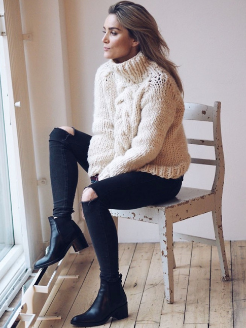 Il est plus que temps d'apprendre  se tricoter un bon pull-over !