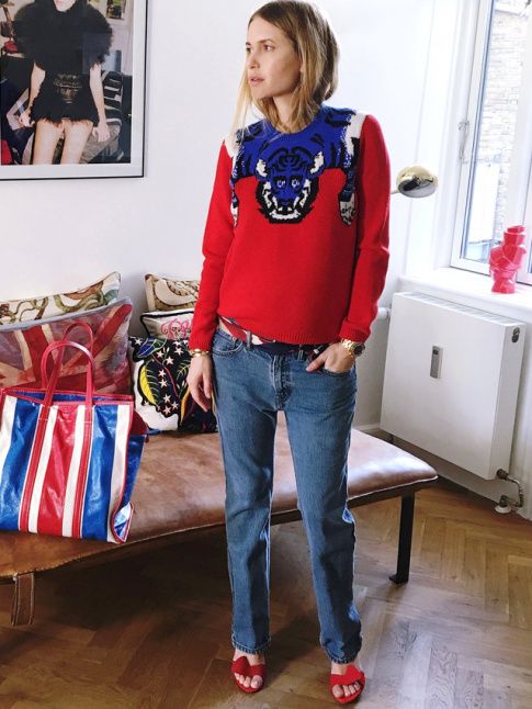 Pour ou contre le look bleu/blanc/rouge griff ?