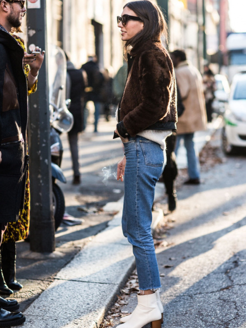 Les boots blanches semblent avoir supplant les Stan Smith dans le coeur des modeuses