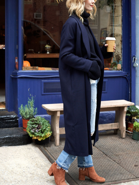 Rien de tel qu'un manteau chic-minimaliste pour rchauffer une tenue cosy/roots !
