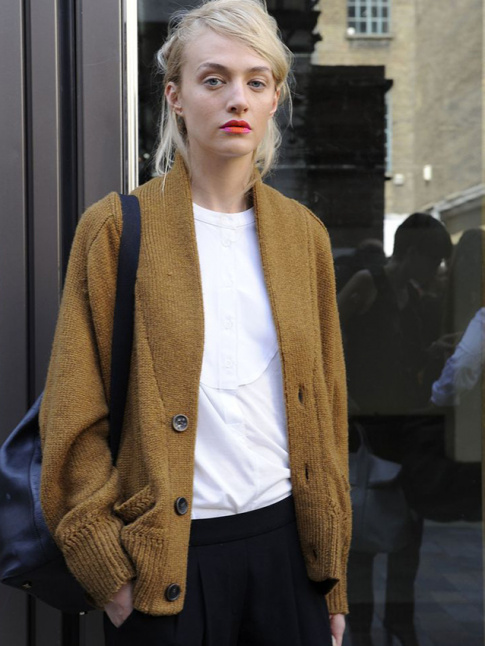 Le cardigan de grand-pre, une bonne alternative  la veste en jean !